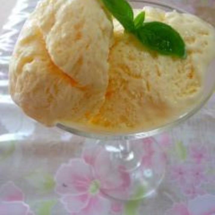 豆乳アイスクリーム'計量カップレシピで簡単）